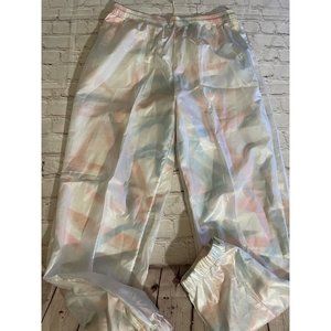 Adidas Woman’s Small Windbreaker Track Pants Multicolor Size Small